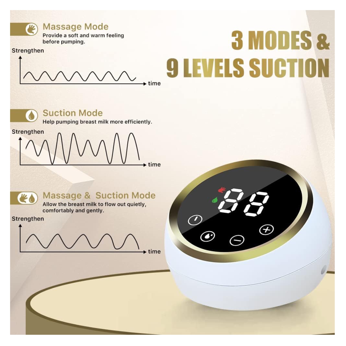 Miniatura 5 de Extractor leche materna eléctrico MY 372